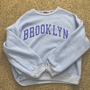 Blue Brooklyn Crewneck